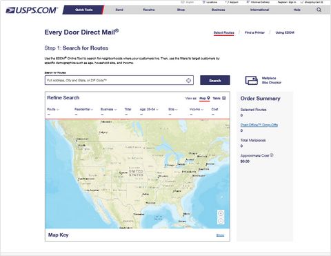 Use the EDDM online tool to select your carrier routes | Gospel Postcard Evangelism