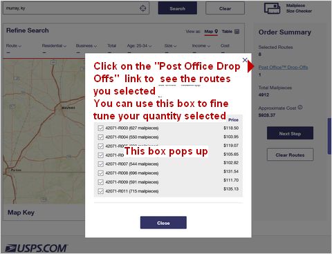 Use the Post Office Drop Off link tool. | Gospel Postcard Evangelism